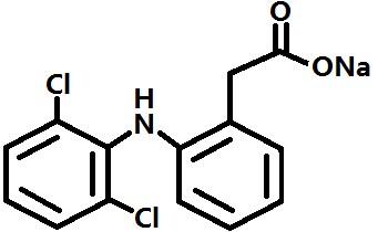 雙氯芬酸鈉結(jié)構(gòu)式