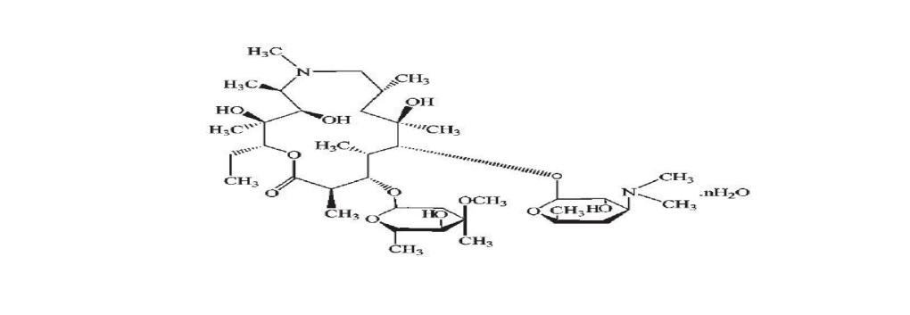 阿奇霉素化學(xué)結(jié)構(gòu)式